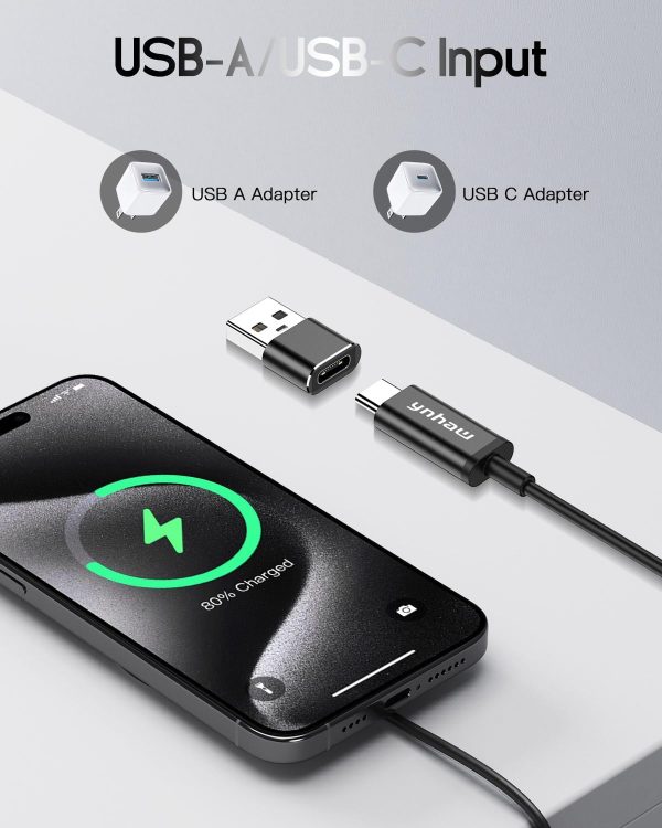 for Mag-Safe Charger, Magnetic Wireless Charger Made for iPhone 16/16 Pro/16 Pro Max/16 Plus/15/14/13/12 Series, 15W Max Fast Mag Safe Charging Pad for AirPods Pro 3 2 (Black) - Image 5